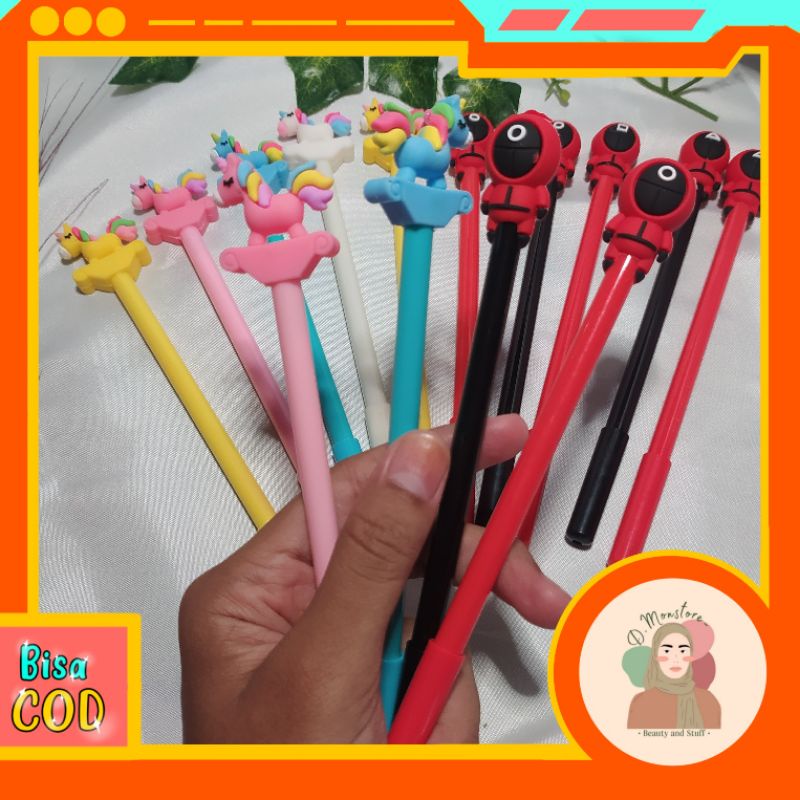 

Pulpen Karakter Gel Jel || Bolpoin Karakter || Pulpen Vancy Lucu