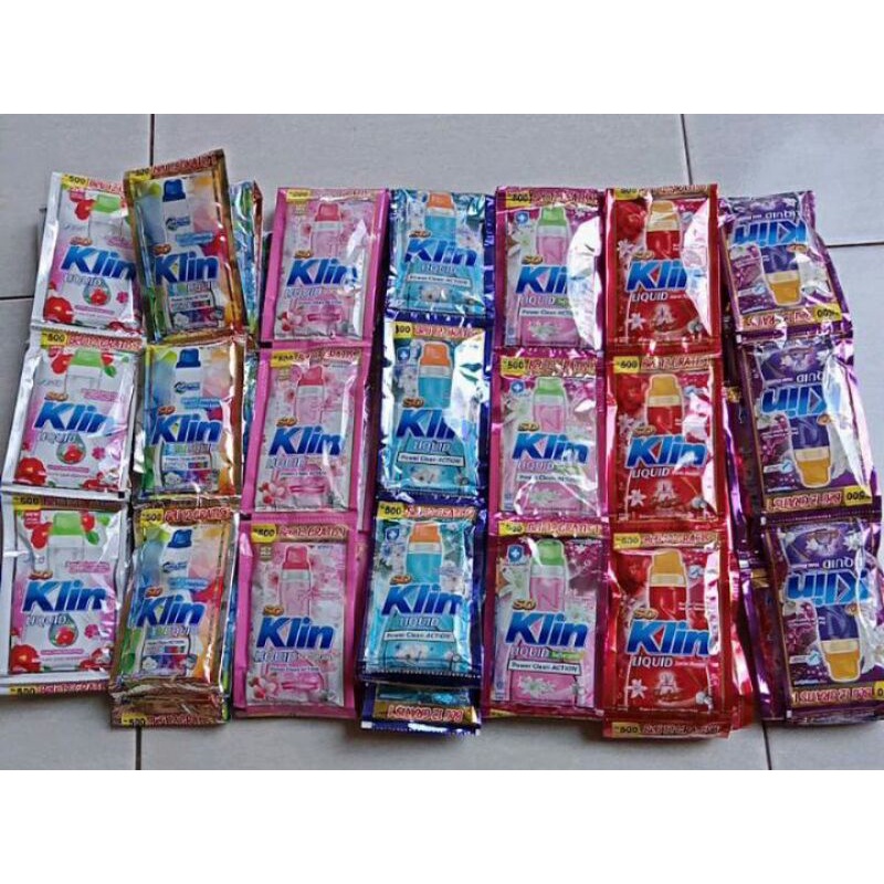 Soklin Sachet Cair Detergent Liquid 22ml