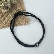 [GROSIR TERMURAH!] GELANG INISIAL HURUF DADU TALI SATIN / KOREA DAN GELANG POLOS-GELANG X