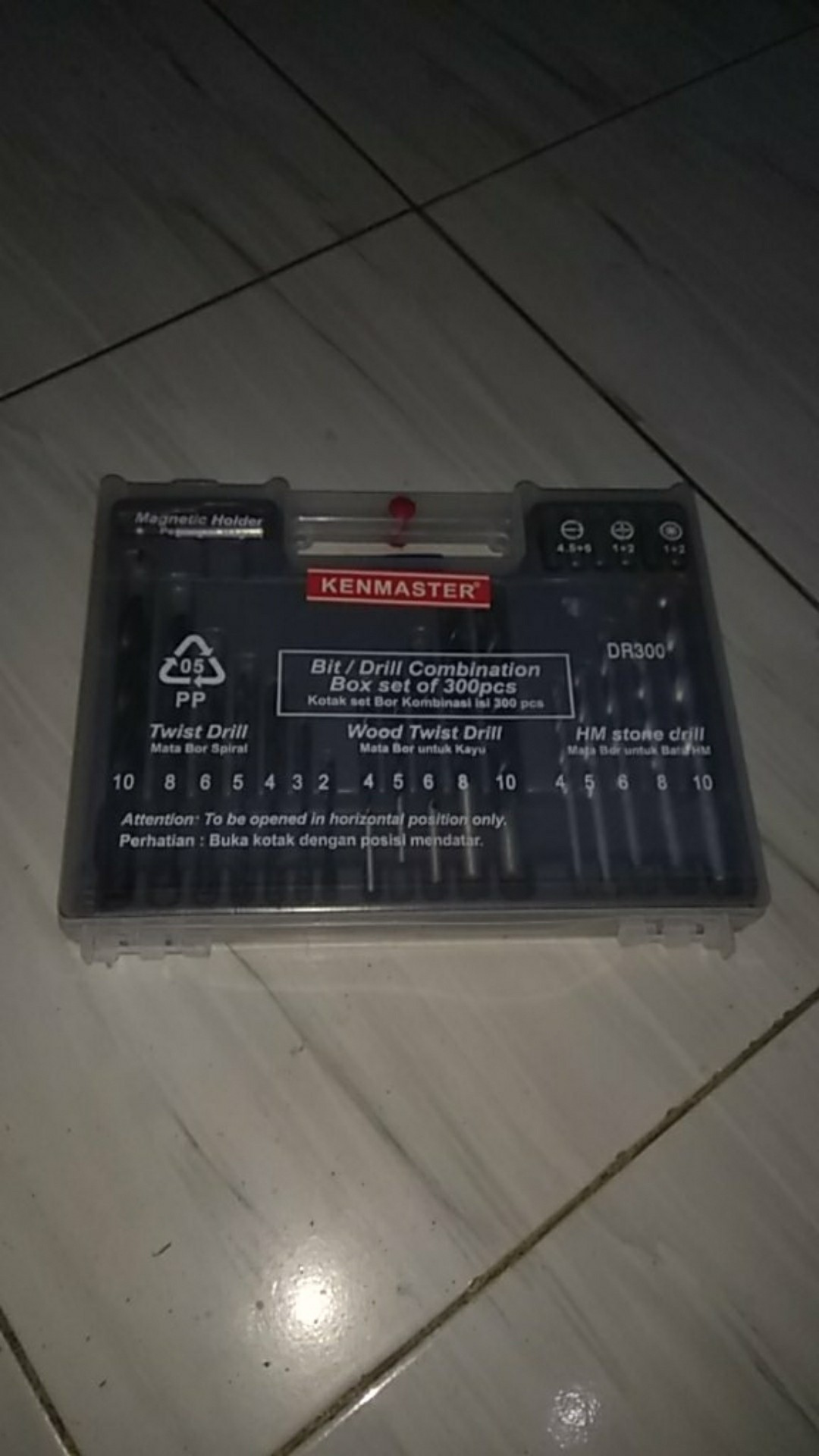 Mata Bor Set Kenmaster Mata Bor Kayu Besi Beton Mata Obeng