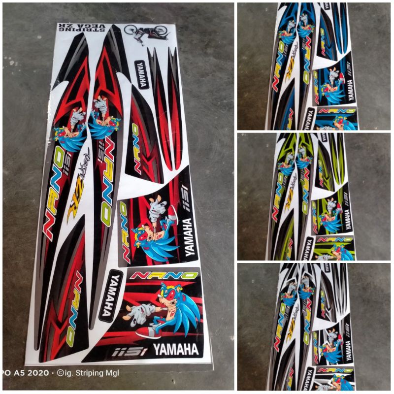 (COD) STRIPING VEGA RR ZR VARIASI SONIC