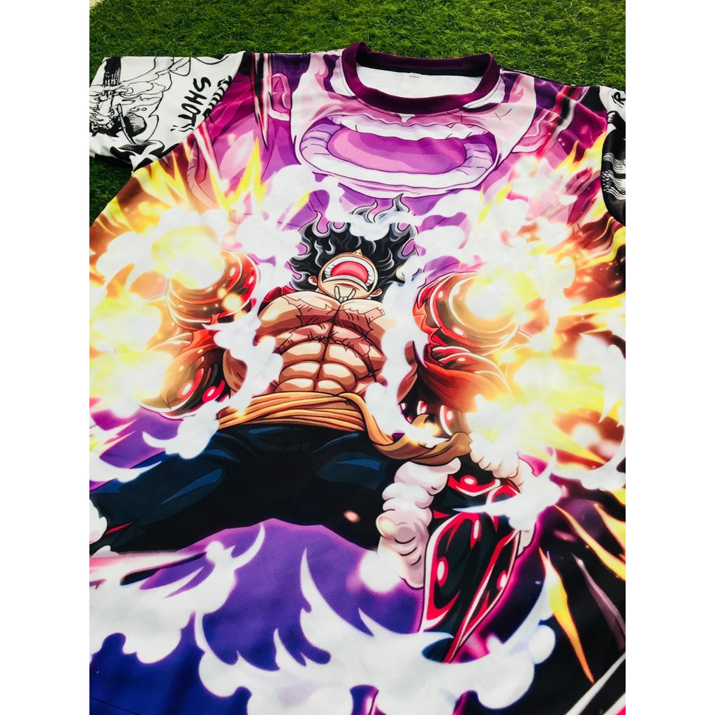 Tshirt Luffy King Kong Gatling Gun Anime Onepiece Premium Dryfit