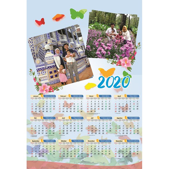 

kalender tahunan custom