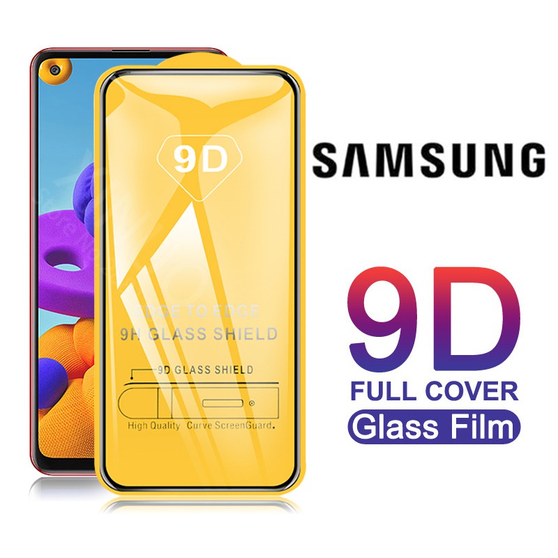 9D Samsung Galaxy A22 A02s A32 A52 A72 A02 A12 A20s A21s A42 A31 A11 A71 A51 A31 A30 A30s A40 A50 A50s A60 A70 A70s A80 A90 5G Curved Tempered Glass Full Coverage Screen Protector Film