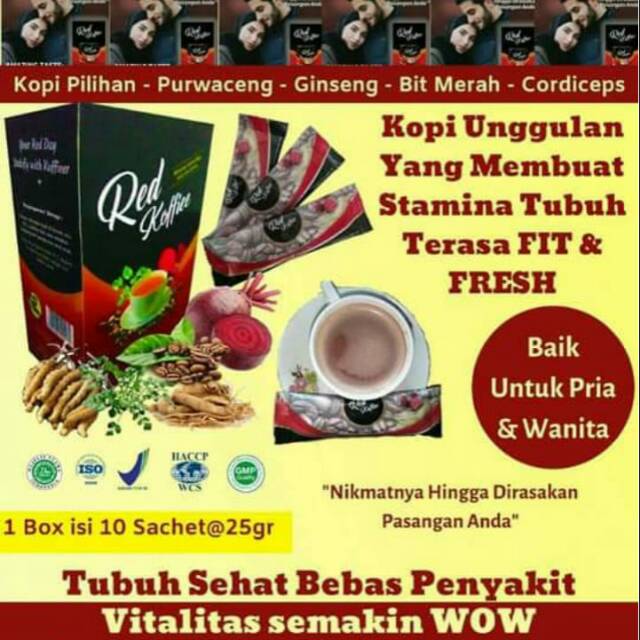 

Red coffe kopi stamina kopi merah kopi kesehatan