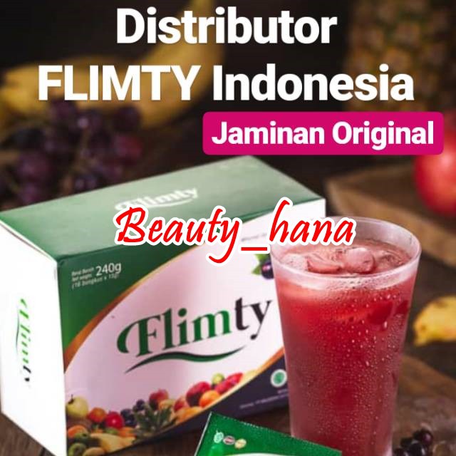 Flimty Pelangsing dan detox Herbal Original Shopee Indonesia