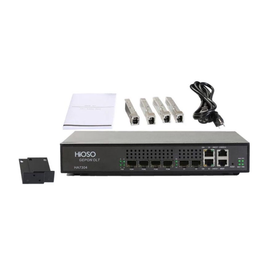 FO - Hioso HA7304 Mini 4 Port Epon ONU OLT SFP