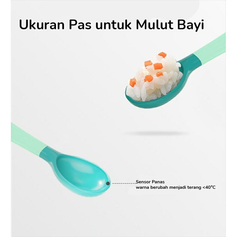 BBET Bendable Baby Fork Spoon  | Sendok Garpu Set Makan Anak Flexible