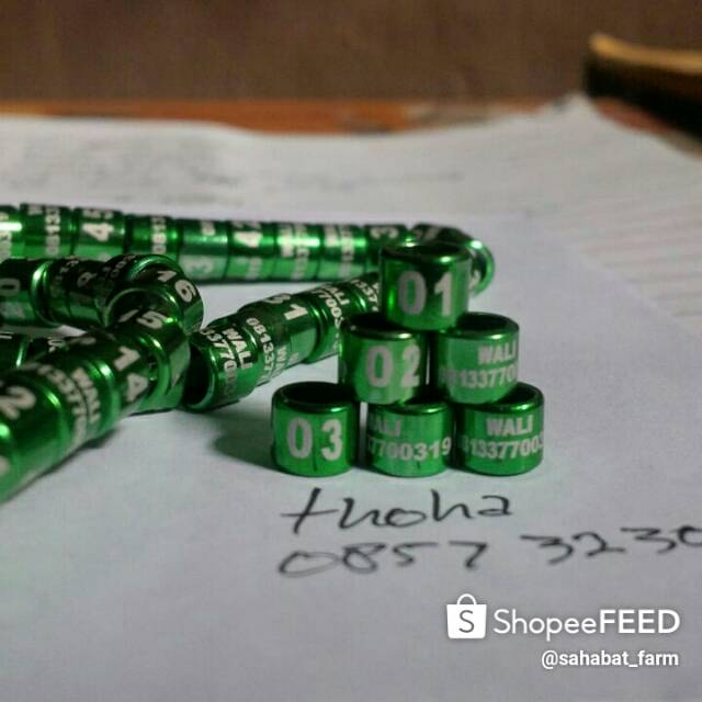 Heboh  1SET Ring/gelang murai batu/25biji.bisa pesan nama 2baris bisa pilih warna