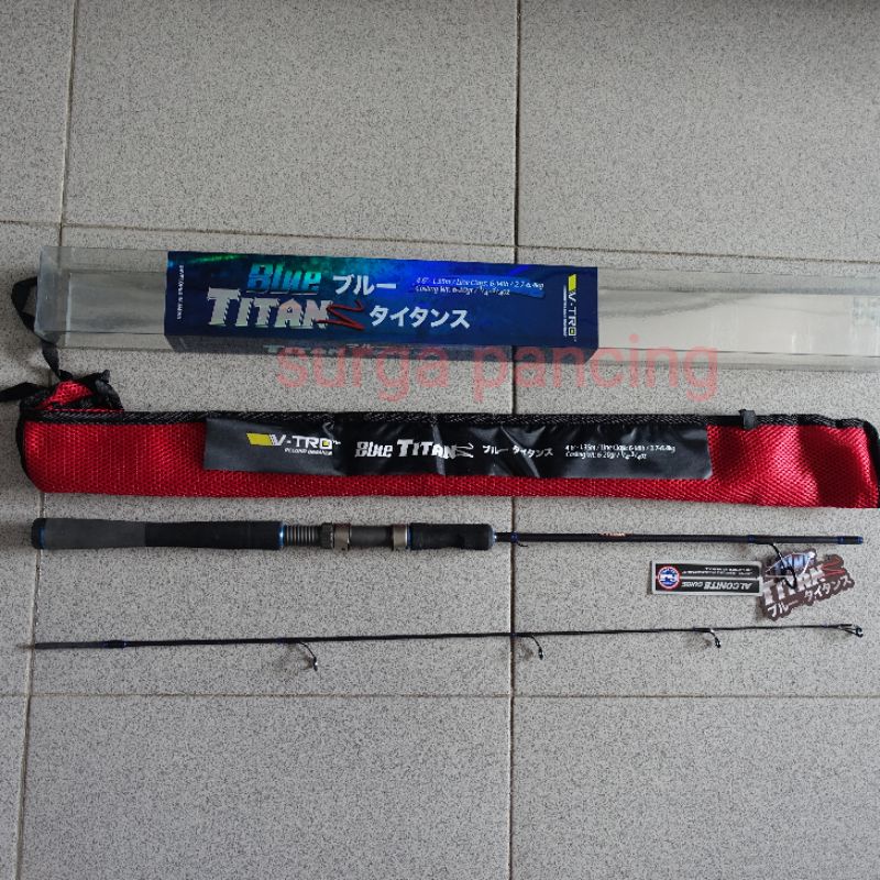 rod joran BLUE TITAN V-tro 135cm 150cm 165cm 180cm full FUJI ALCONITE