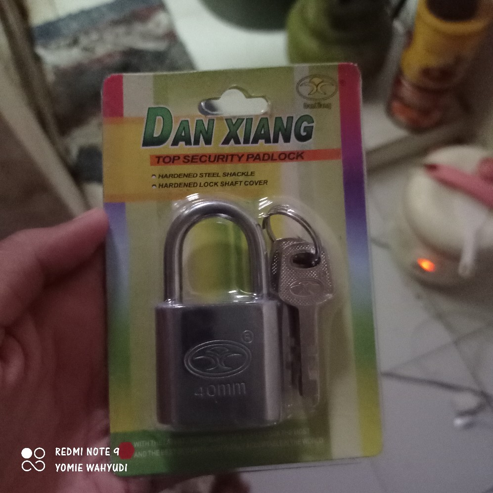 Gembok 40 Mm Pintu Pagar Rumah Kamar Toko Gerbang 40mm Leher Pendek Serba Guna Serbaguna