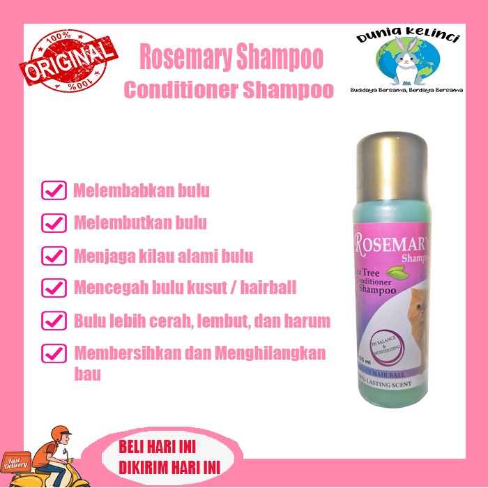 ROSEMARY Shampoo KUCING Conditioner