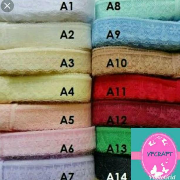 Renda Air Besar Cinderella 6Cm Per Roll