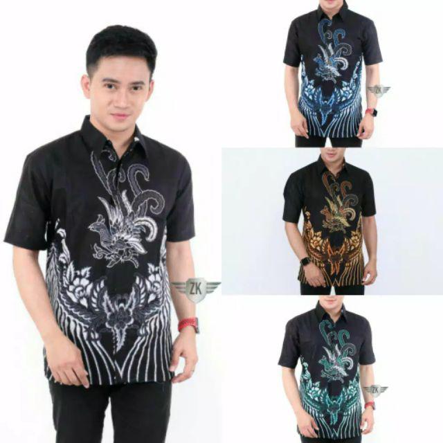 New Arrival Distro Batik Pria Bordir Sogan Hrb026 Batikaf Notoarto Batik Ipnu-ippnu Hem Pria Bel