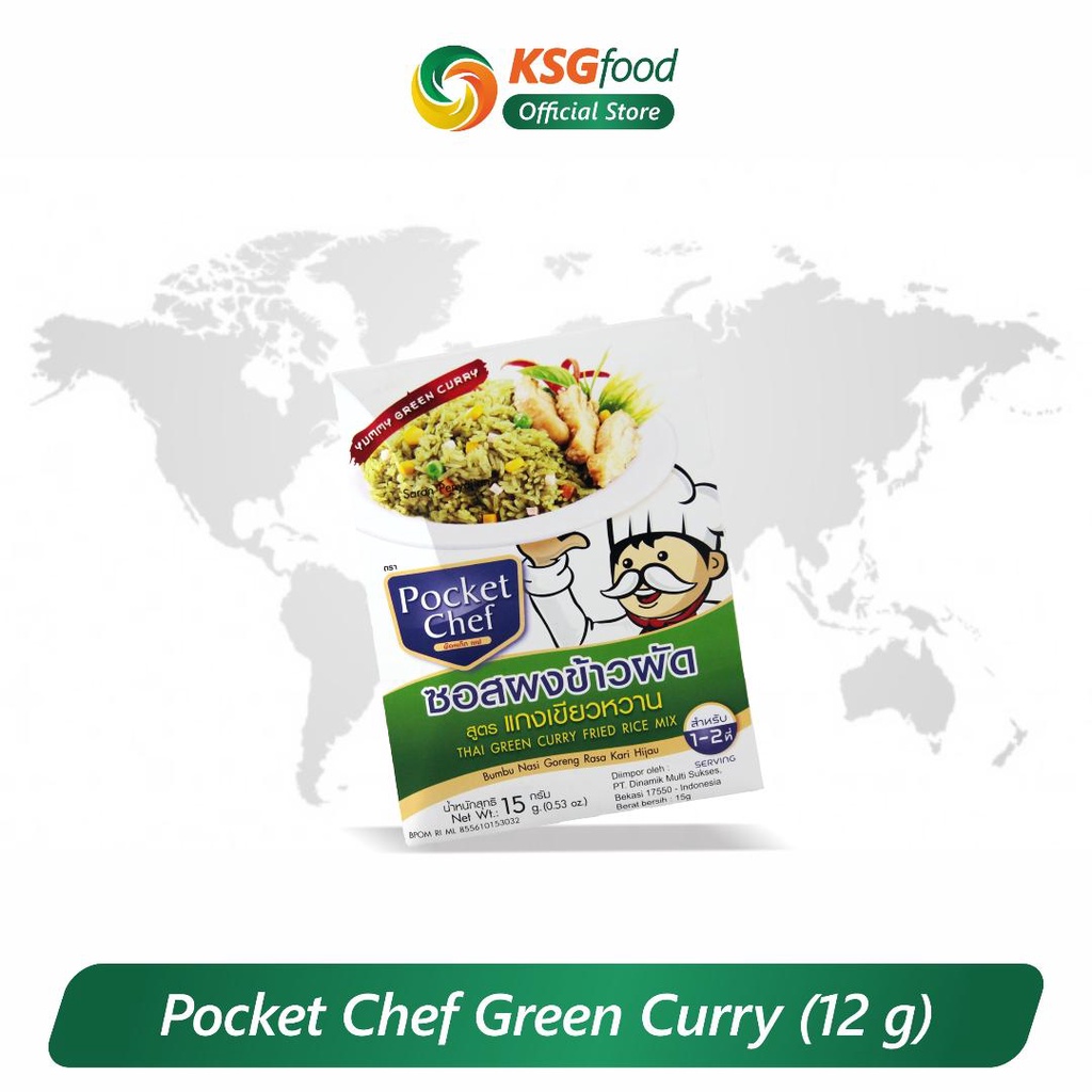 

POCKET CHEF GREEN CURRY bumbu nasi goreng