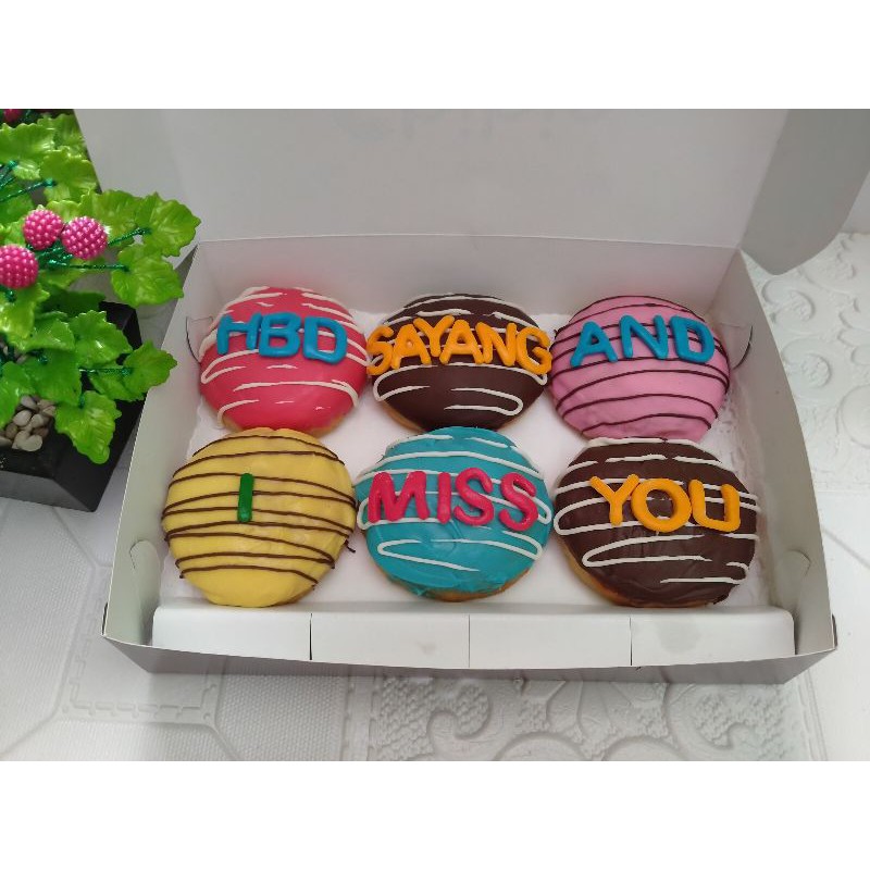 CHIBIE DONUTS Donat Ultah Reguler 6 pcs