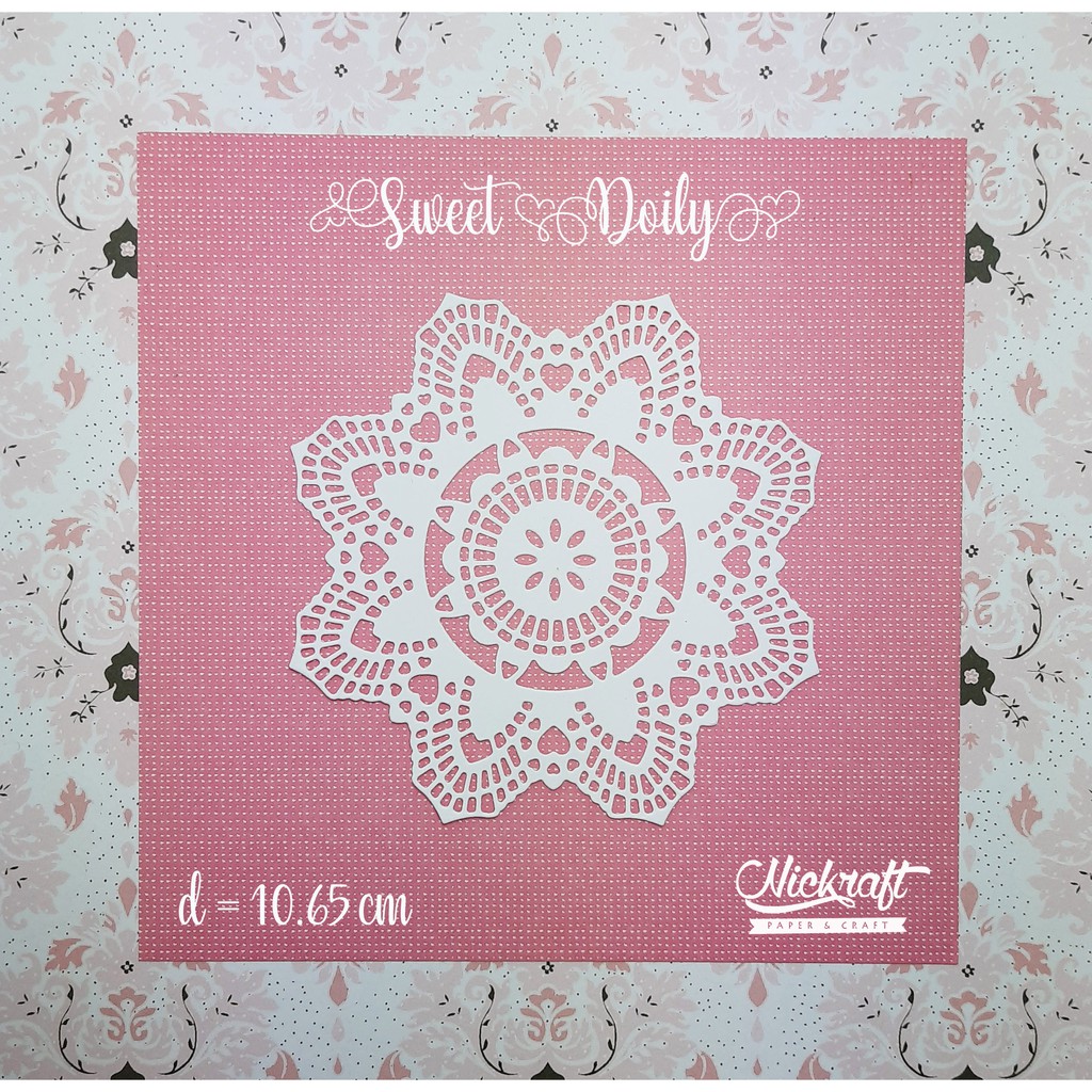 

SWEET DOILY - Bahan Scrapbook Die Cut Dies Out