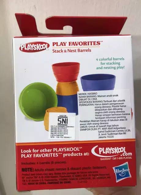 playskool stacking barrels