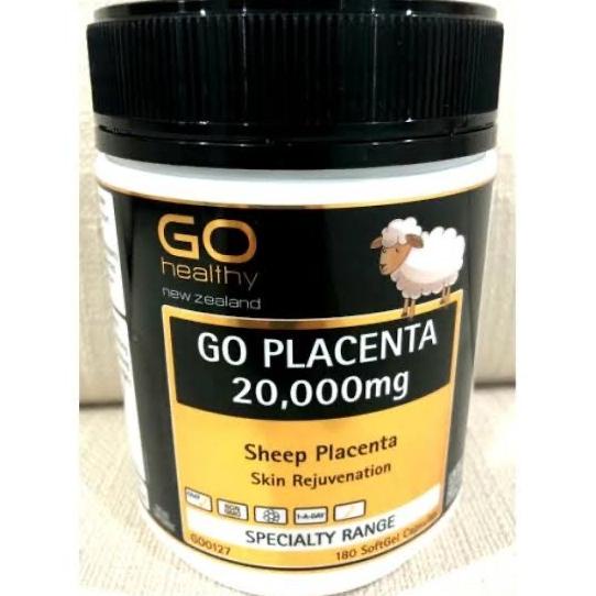 GO Healthy Go Sheep Placenta 20000mg 180 capsule ---Terbaru---