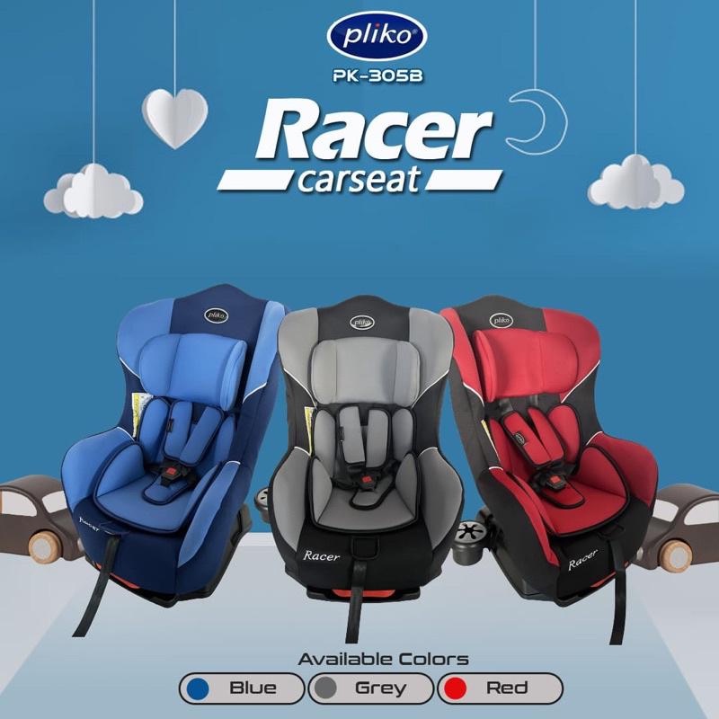 Baby Car Seat Pliko Racer 305 PK305B with Extra Seat Pad and Cup Holder Dudukan Mobil Kursi Bayi