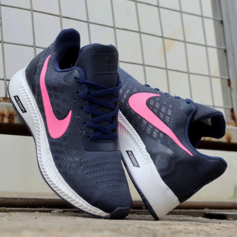 TERBARU ! SEPATU SNEAKERS OLAHRAGA WANITA NIKE AIR ZOOM PEGASUS 35 TURBO PARTICLE PURPLE PREMIUM