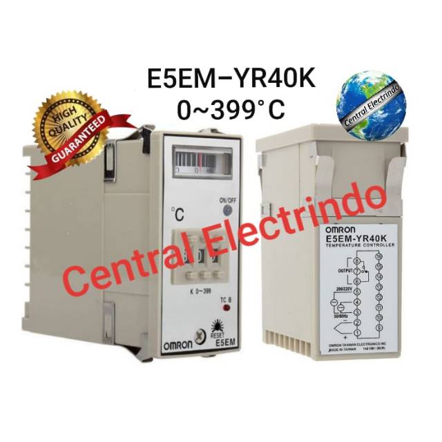 Temperature Controller/Thermo Control Omron E5EM-YR40K.