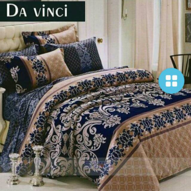sprei star da vinci uk 160x200x20 ready stok