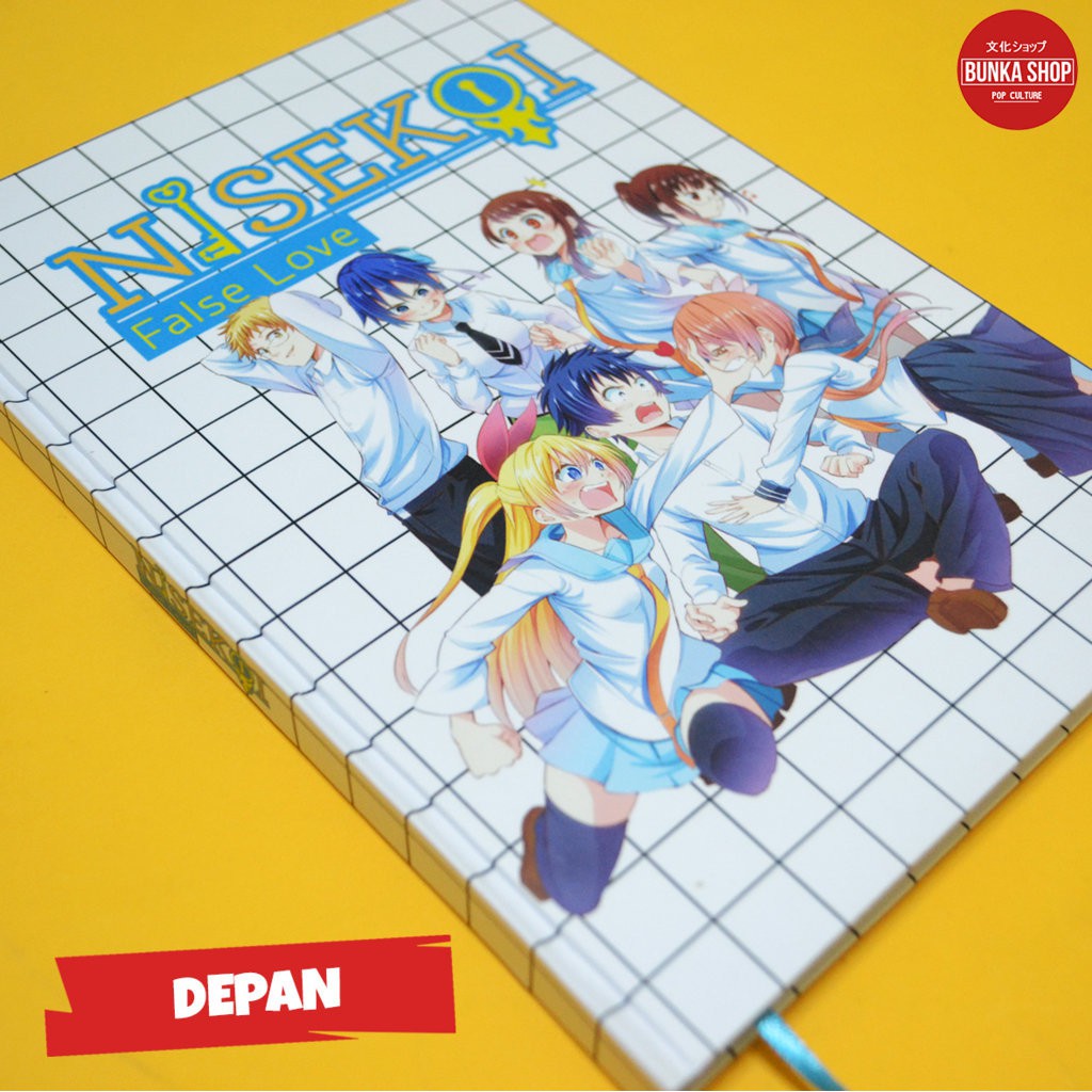 

Note Book Hardcover Anime Nisekoi Full Grid A5 Jurnal Agenda Planner