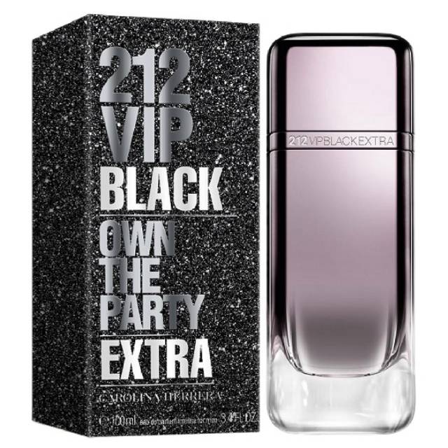 Parfum Original Carolina Herrera 212 VIP Black Extra For Men Edp 100ml