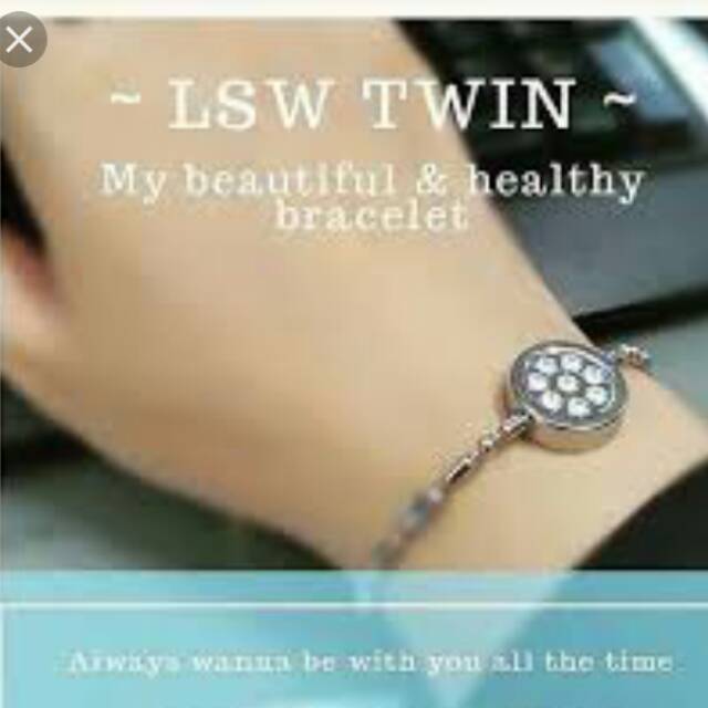 Prelove gelang kesehatan / bracelet lsw twin mci ori