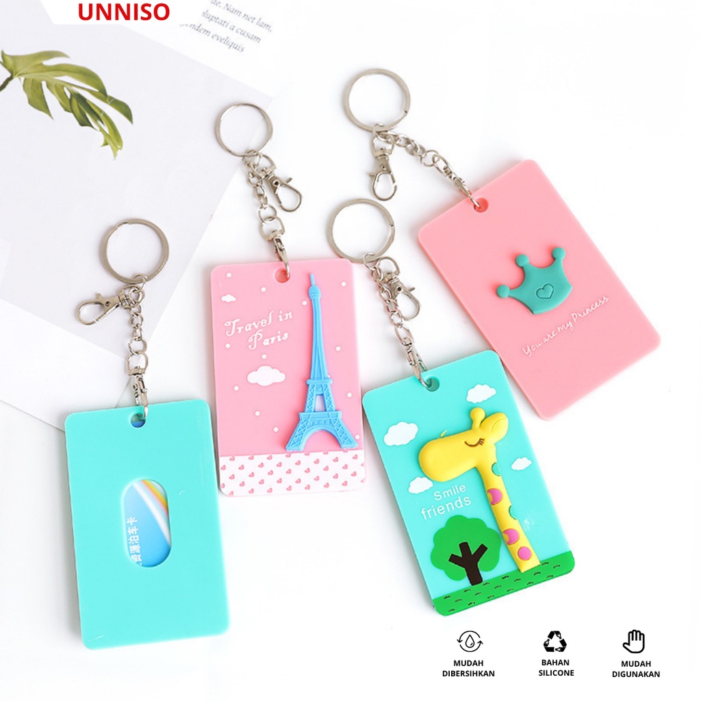 UNNISO - Cardholder ID Card Motif Kartun 3D CH3