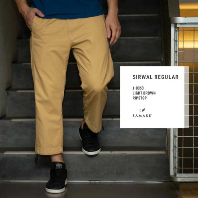 Celana Samase Sirwal Reguler J 035 Light Brown Ripstop