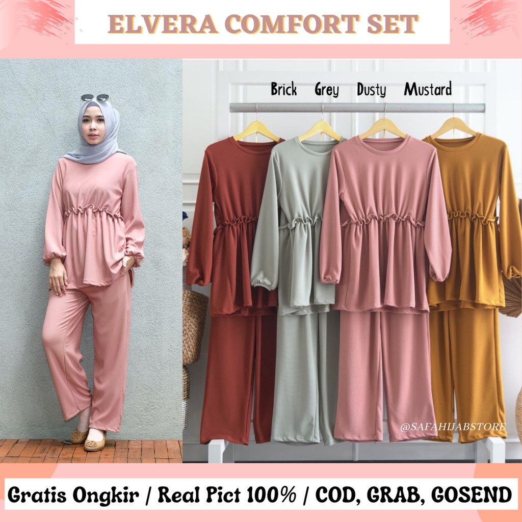 (BISA COD) ELVERA COMFORT SET