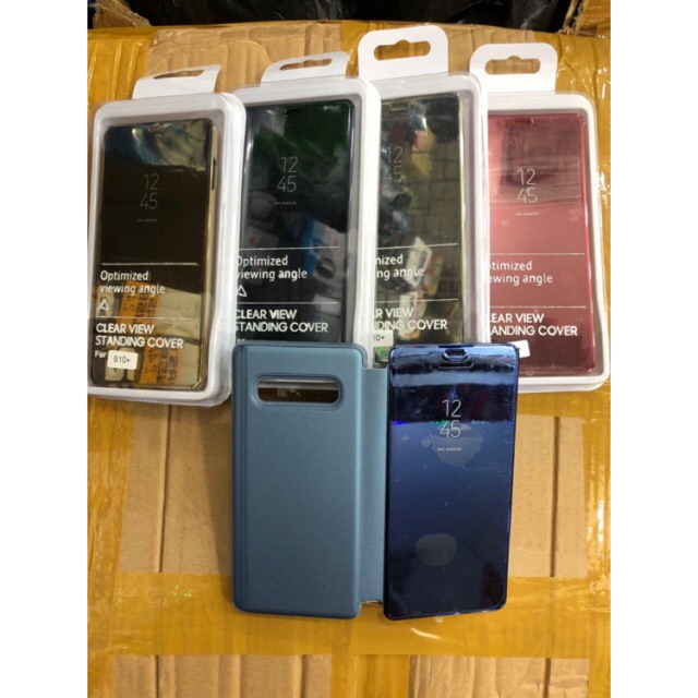 Flip Mirror Cases Stand Standing Mirror Cases Samsung S10+ S10 plus