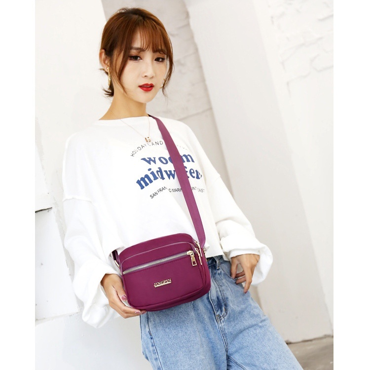 TAS SELEMPANG WANITA PREMIUM BRANDED JINGPIN ORIGINAL IMPORT KECIL ANTI AIR PERONA TA628P5 SLING BAG CEWEK KOREA MURAH FASHION REMAJA KEKINIAN BATAM SIMPLE