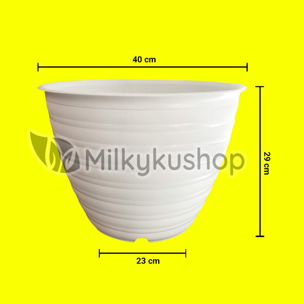 POT JM RUPLAS 40 SUPER TAWON 40 CM - PAKET 3 PCS VIA GOSEND GRAB