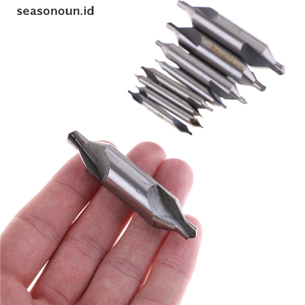 【seasonoun】 60 Degree Center Drill Countersink Set Angle Bits HSS Lathe Mill Press .