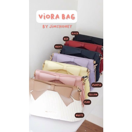 Viora Bag Jims Honey Original tas selempang wanita clutch pesta free box realpic cod