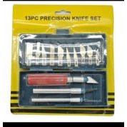 

PISAU UKIR SET 13PCS - CUTTER PEN - PEN UKIR-ART KNIFE -CRAFT KNIFE