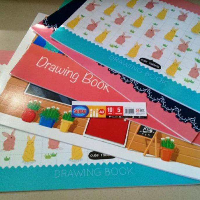 

(PERALATAN MENGGAMBAR) BUKU GAMBAR A3 SIDU KHUSUS GRAB/GOJEK TERBARU