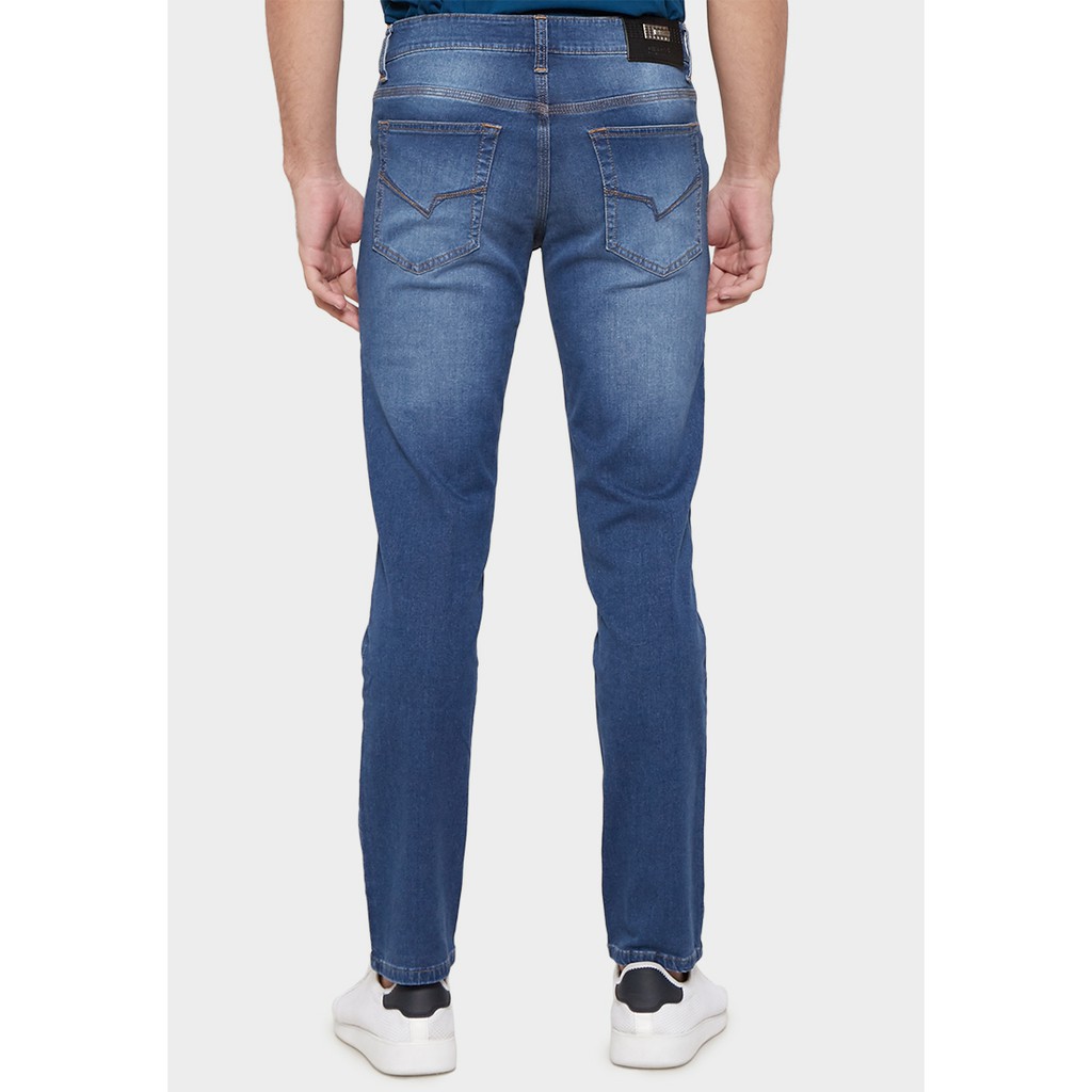 JBBoss Celana Panjang Jeans Bravo Denim Stretch Regular Fit (Blue) / Ramayana Jatinegara