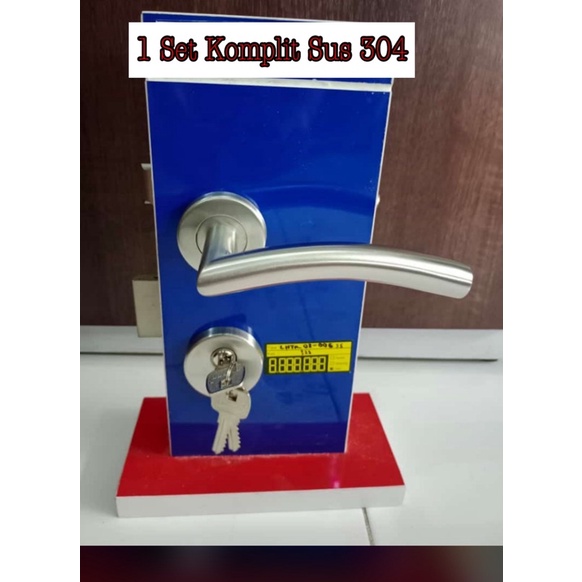 KUNCI PINTU PISAH ROSETE SUS 304/ Kunci Handle Pintu Roses Model Oisah Asli Stainless Sus 304/ Kunci Handle Ointu Besar Model Pisah Stainless 304 Anti Karat/ kunci hotel/rosete roses kunci pintu pisah dolomite stanlis,kunci pintu,perlngkpn pintu