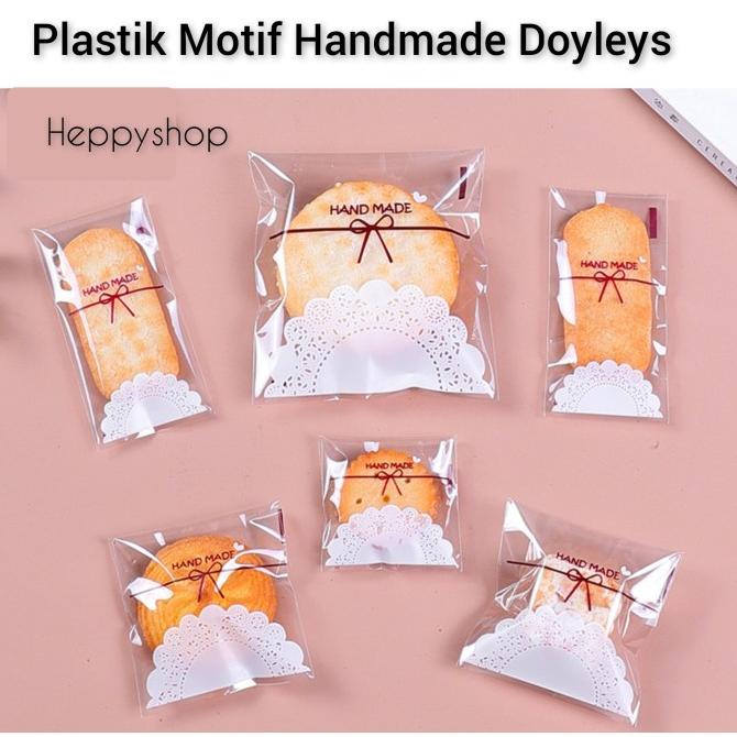 

best produk] Plastik Motif Handmade Doyleys Bungkus Kantong Kue Biskuit Cookies