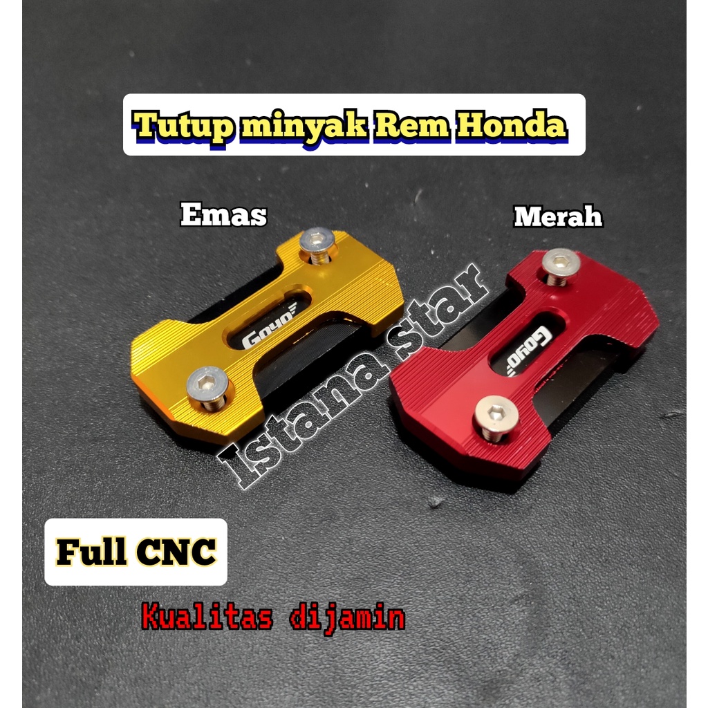 TUTUP MINYAK REM BEAT-SCOOPY F1-VARIO 110-VARIO 125-VARIO 150 OLD-SPACY-BEATSTREET-BEAT POP COVER TUTUP MINYAK REM HONDA MATIC