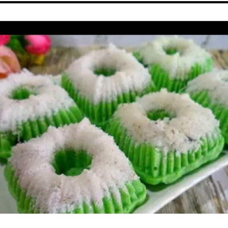 12 Pcs Cetakan Kue Putu Ayu/Jelly Agar-Agar Coklat Bentuk Persegi Dan Bulat