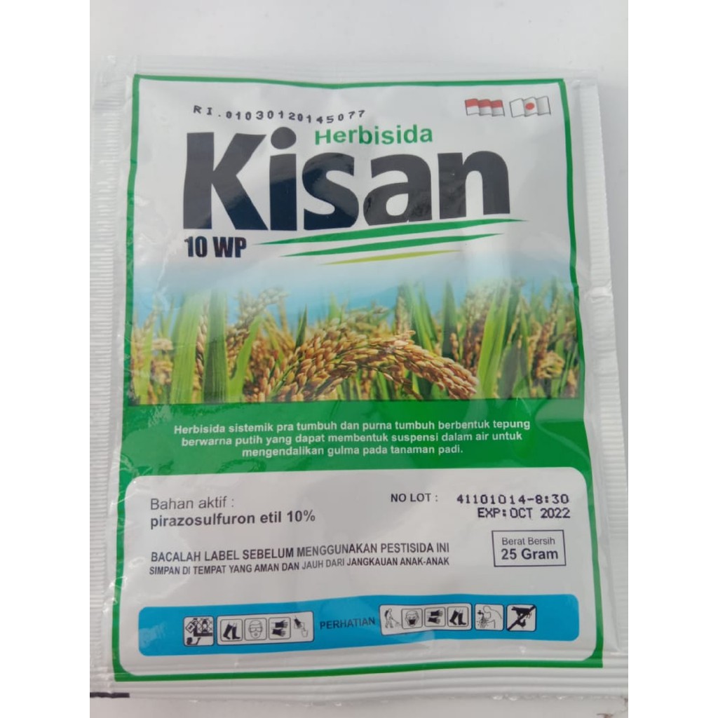 Herbisida Kisan 10 Wp Isi 25 Gram Pestisida Bisa Cod