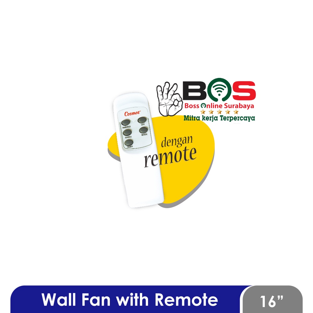 Kipas Angin Dinding Cosmos 16&quot; WFCR Wall Fan Cosmos Kipas Tembok