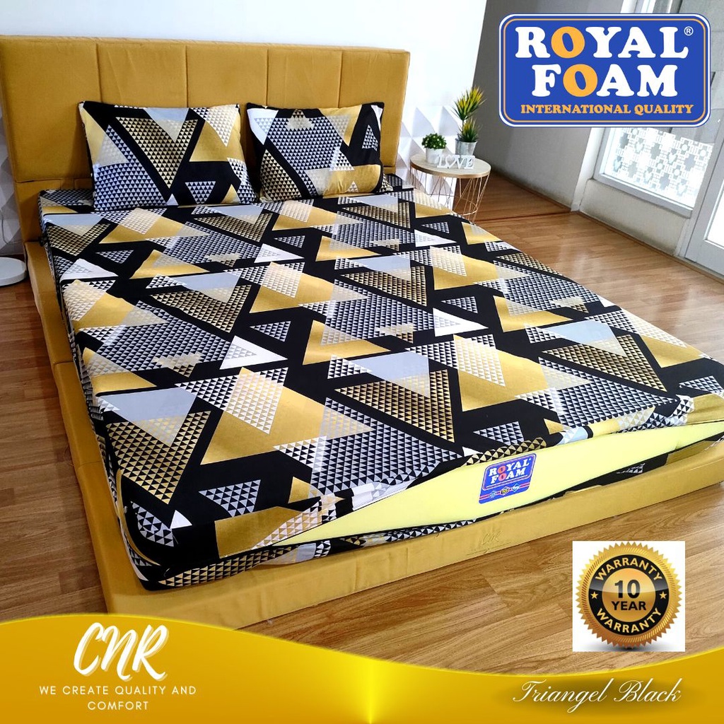 Kasur busa tidur, busa Royal Foam density 16 yellow garansi 10th, matras tidur busa saja atau busa p