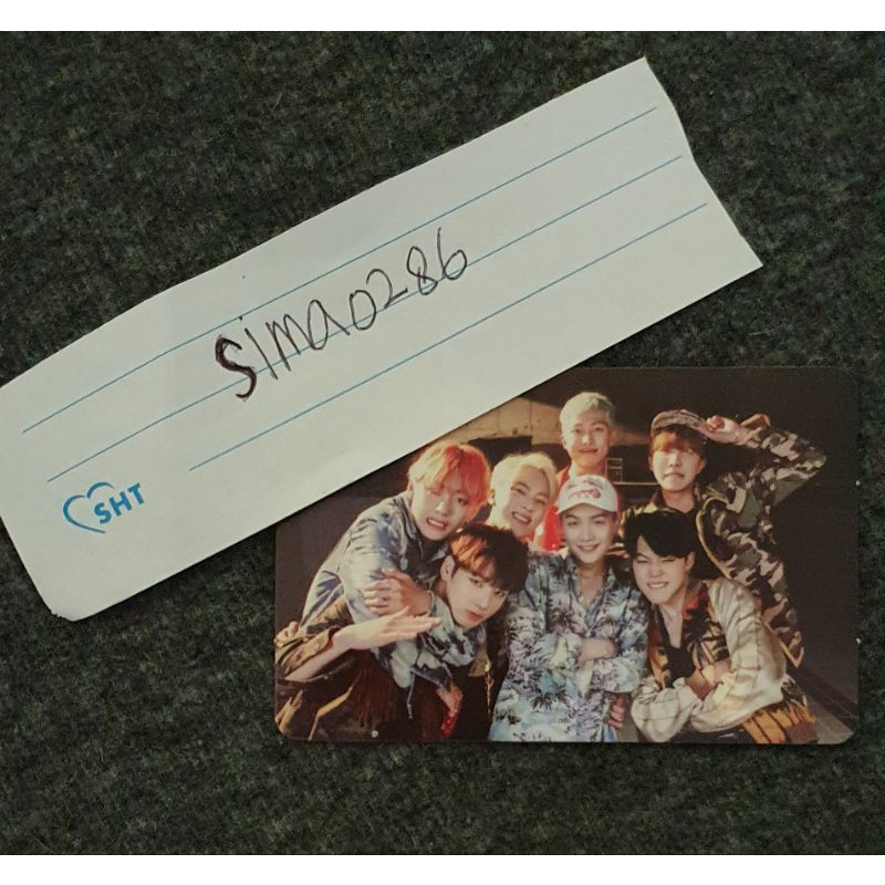 BTS Memories of 2016 Fire Group Official Photocard