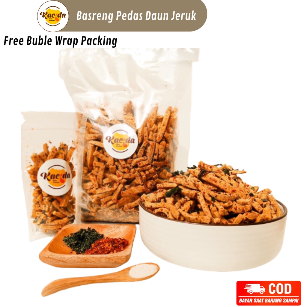 

Stik Basreng Bumbu Cikruh Pedas Daun Jeruk Kemasan 1Kg Asli bandung